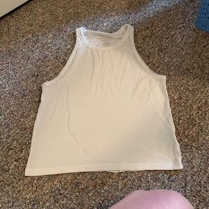 White soft and sexy crop top